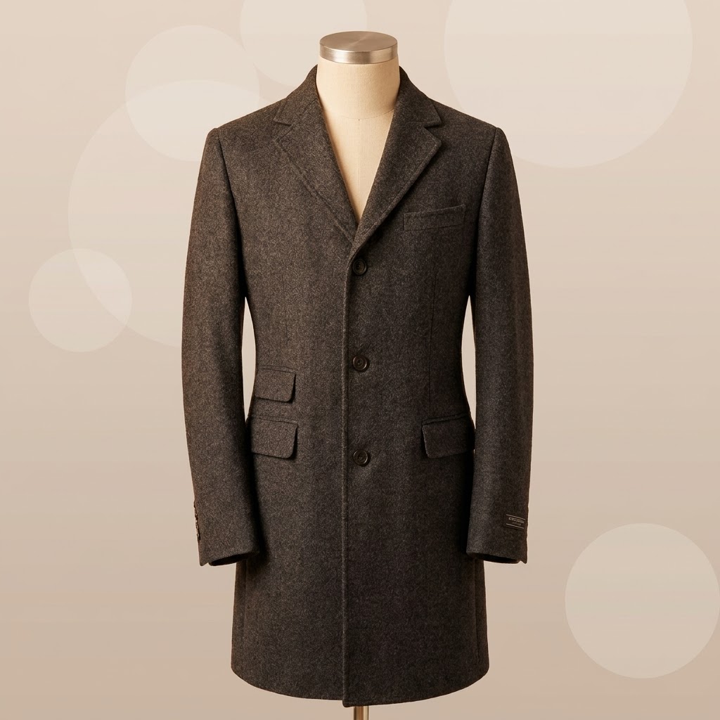 Wool Blend Overcoat