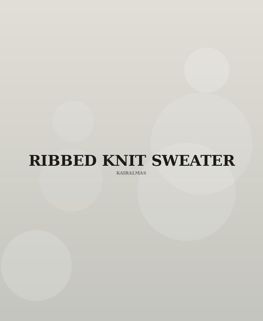 Ribbed Knit Sweater